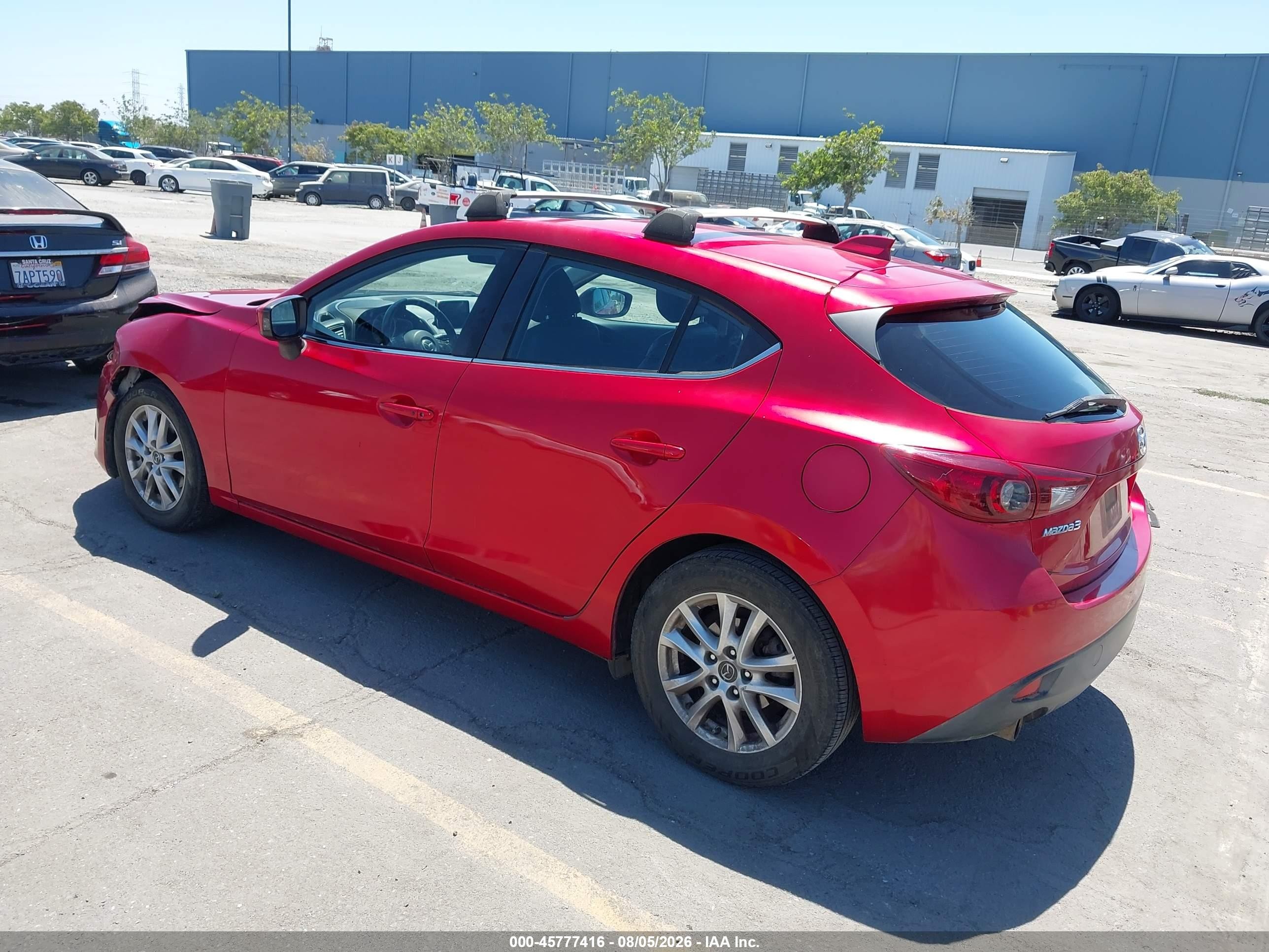 2015 Mazda Mazda3 I Grand Touring Red vin: JM1BM1M75F1241078