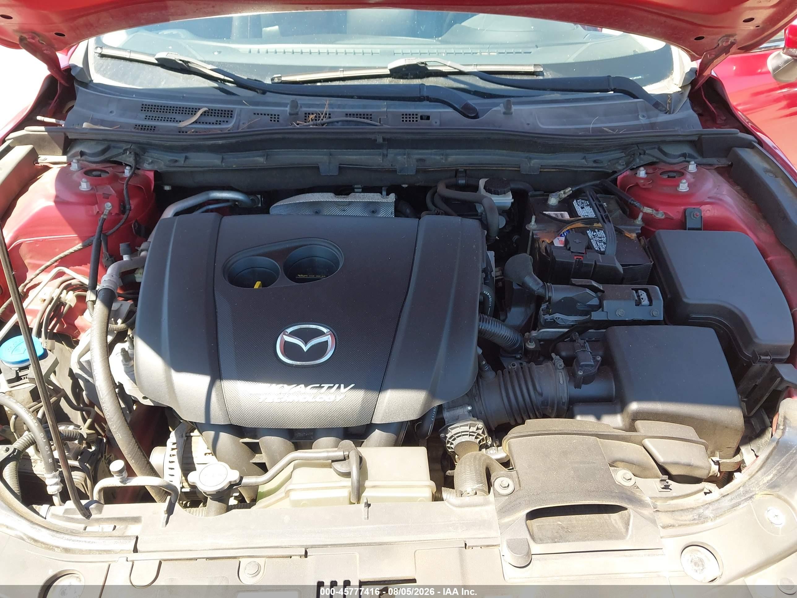 2015 Mazda Mazda3 I Grand Touring Red vin: JM1BM1M75F1241078