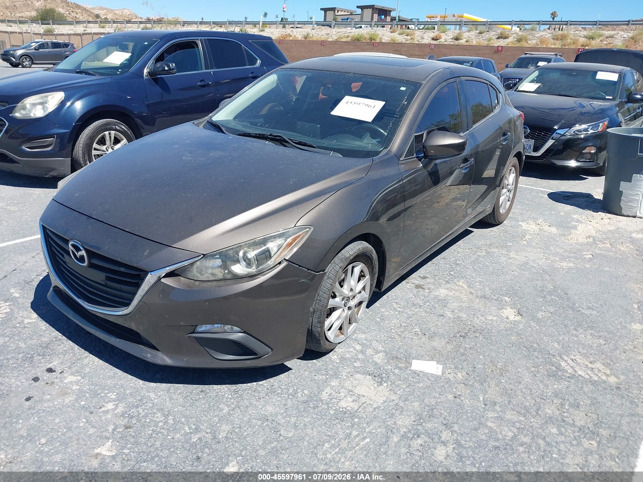 2014 Mazda Mazda3 I Grand Touring Gray vin: JM1BM1M76E1102396