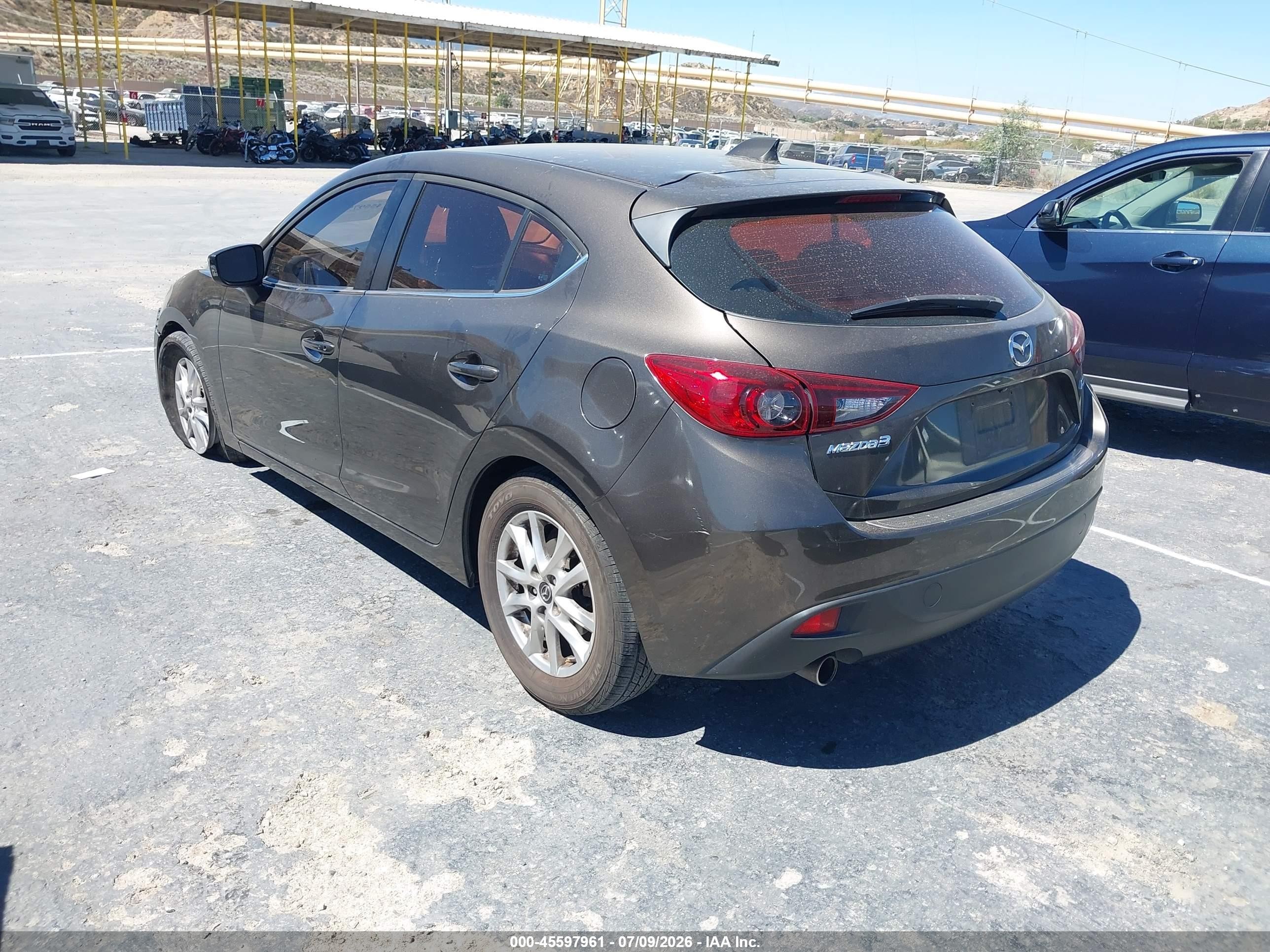 2014 Mazda Mazda3 I Grand Touring Gray vin: JM1BM1M76E1102396