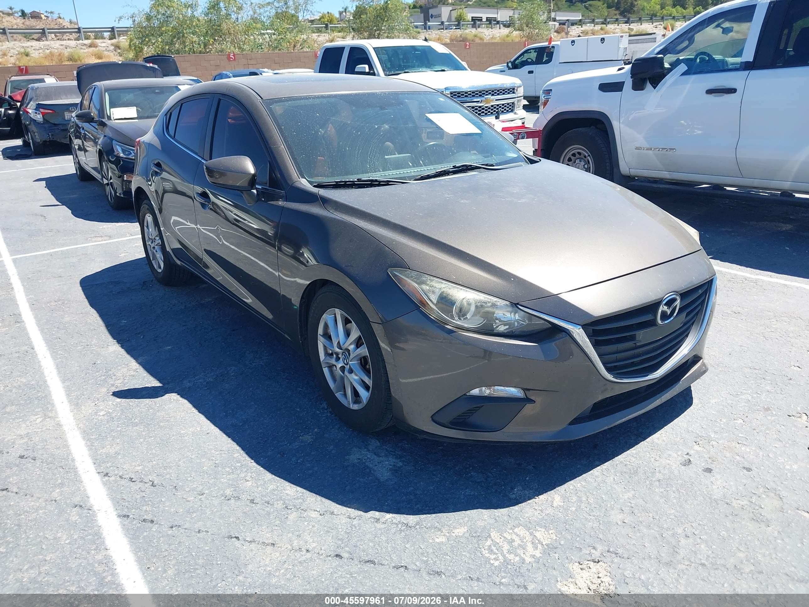 2014 Mazda Mazda3 I Grand Touring Gray vin: JM1BM1M76E1102396