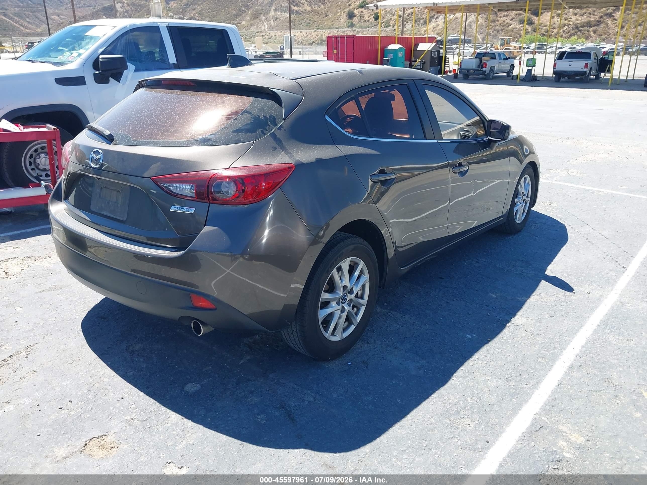 2014 Mazda Mazda3 I Grand Touring Gray vin: JM1BM1M76E1102396