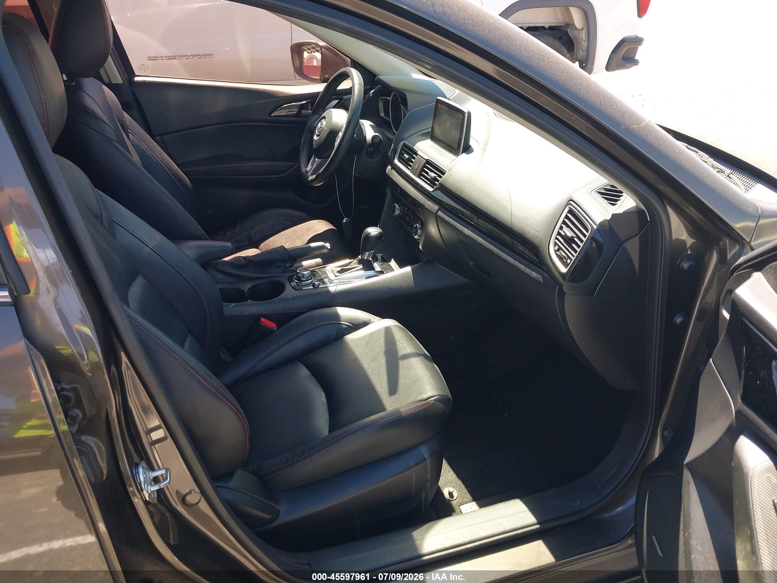 2014 Mazda Mazda3 I Grand Touring Gray vin: JM1BM1M76E1102396