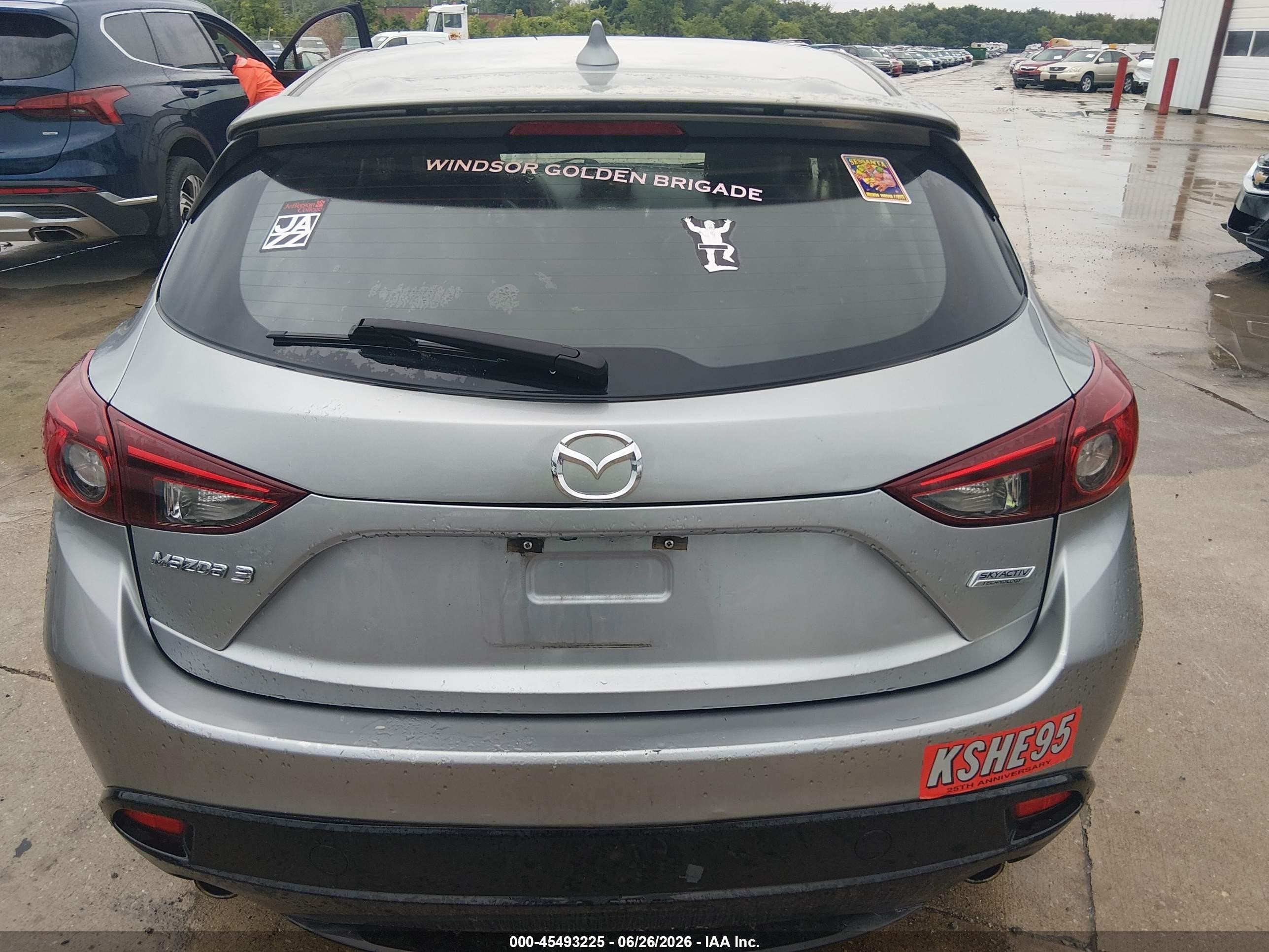2014 Mazda Mazda3 I Grand Touring Gray vin: JM1BM1M76E1150724