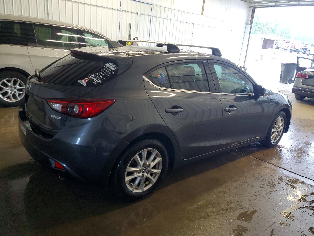 2014 Mazda 3 Grand Touring Серый vin: JM1BM1M76E1192231