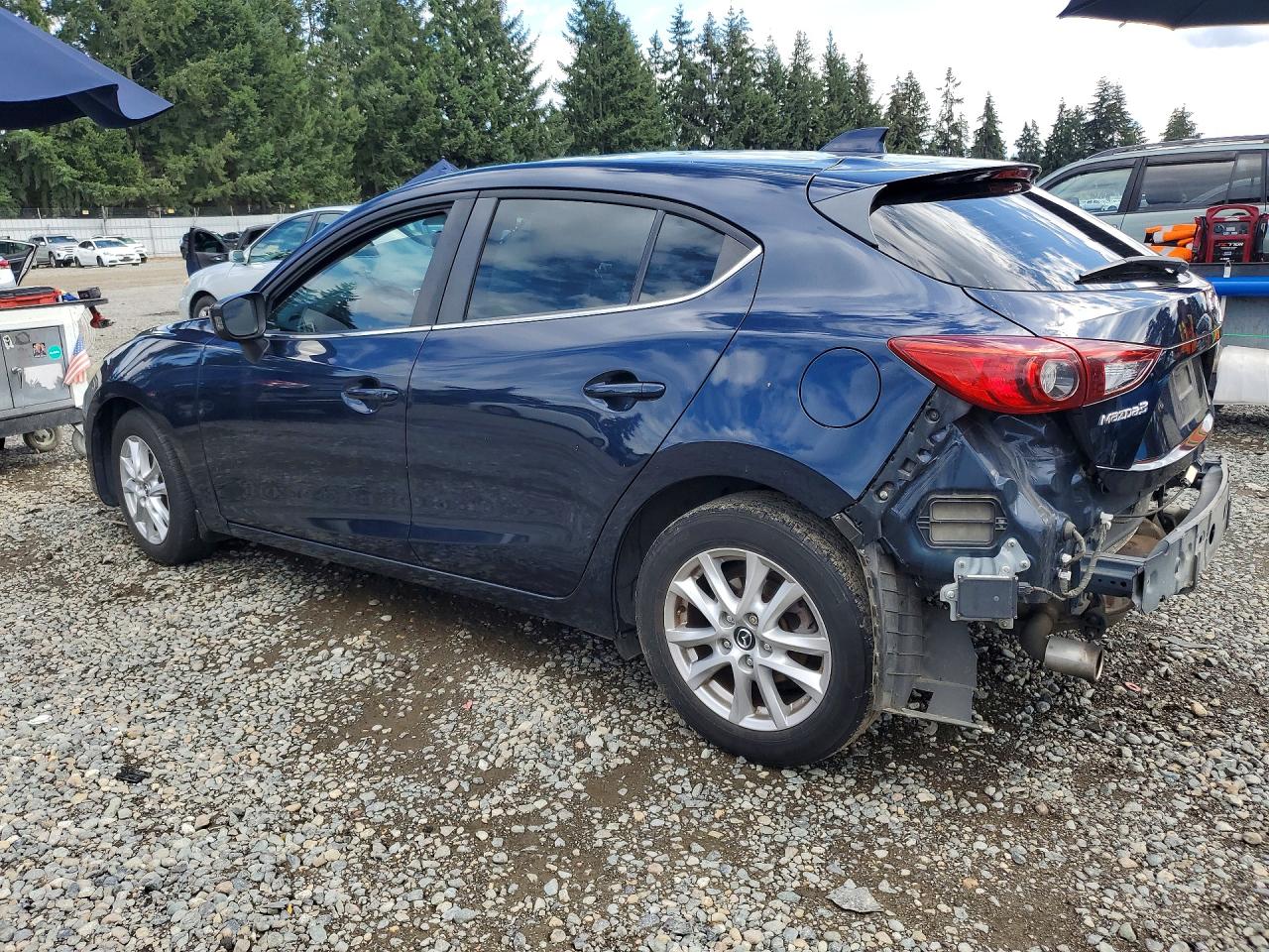 2014 Mazda 3 Grand Touring Blue vin: JM1BM1M76E1200375