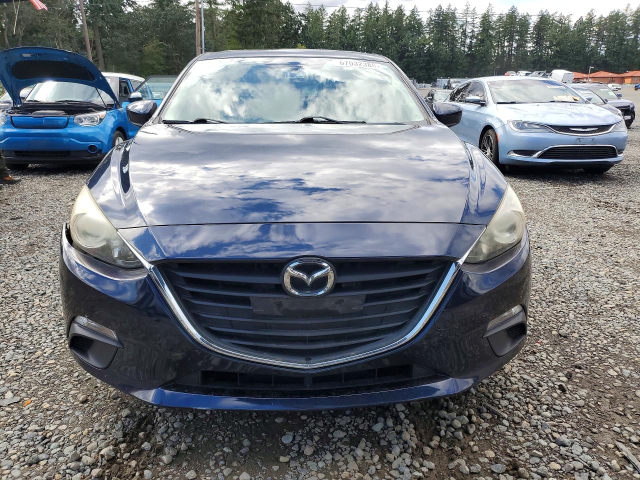 2014 Mazda 3 Grand Touring Blue vin: JM1BM1M76E1200375