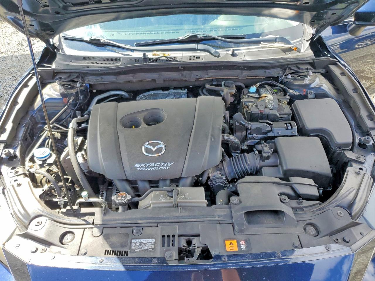 2014 Mazda 3 Grand Touring Blue vin: JM1BM1M76E1200375
