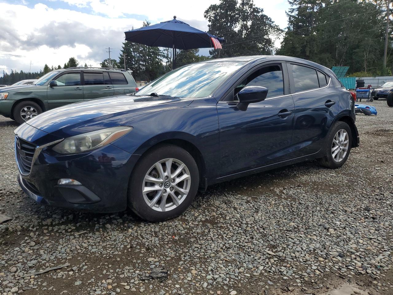 2014 Mazda 3 Grand Touring Blue vin: JM1BM1M76E1200375