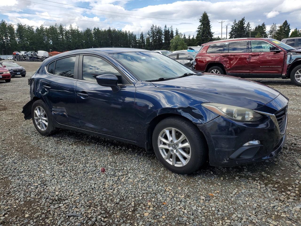 2014 Mazda 3 Grand Touring Blue vin: JM1BM1M76E1200375