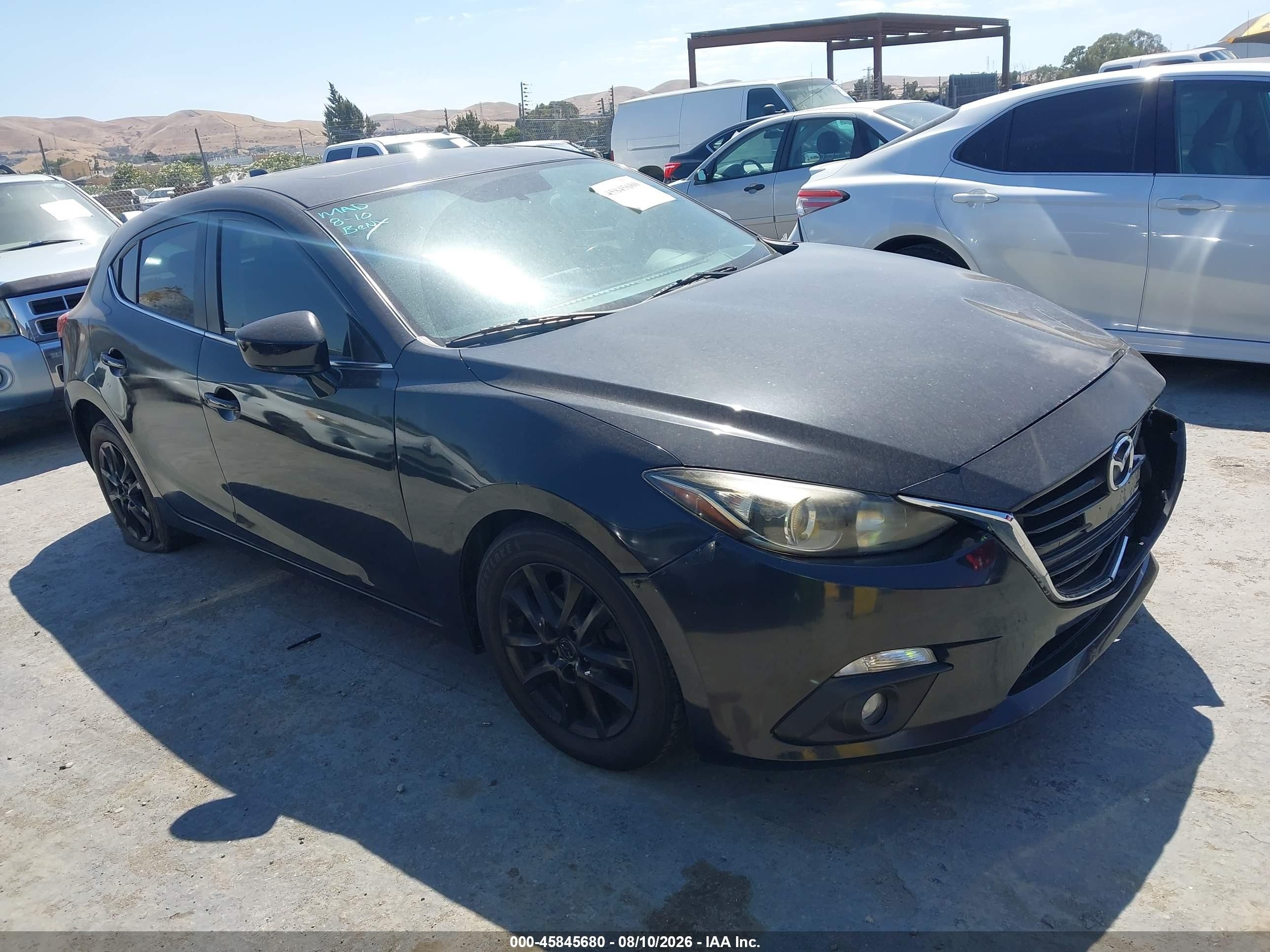 2014 Mazda Mazda3 I Grand Touring Black vin: JM1BM1M76E1201994