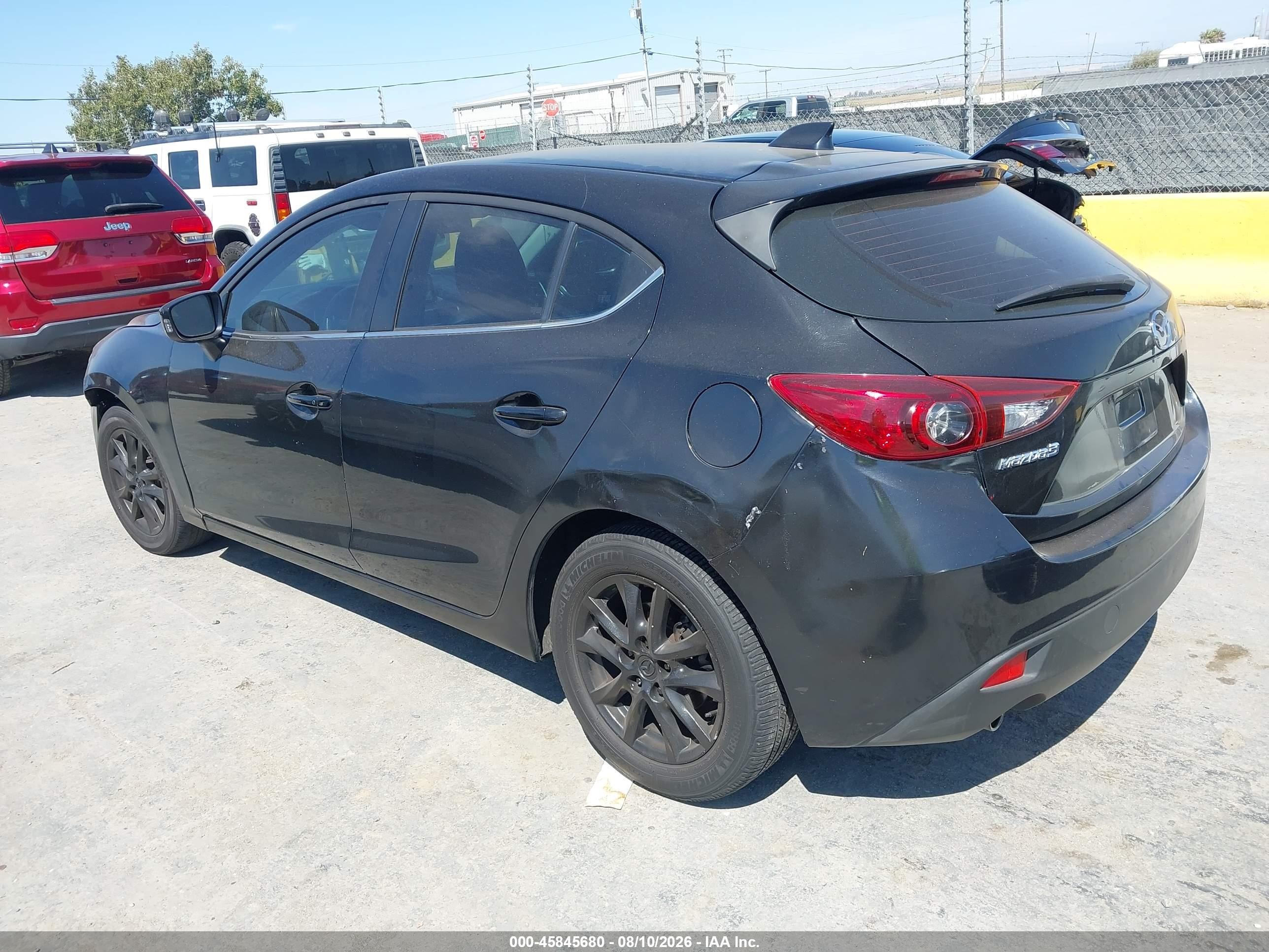 2014 Mazda Mazda3 I Grand Touring Black vin: JM1BM1M76E1201994