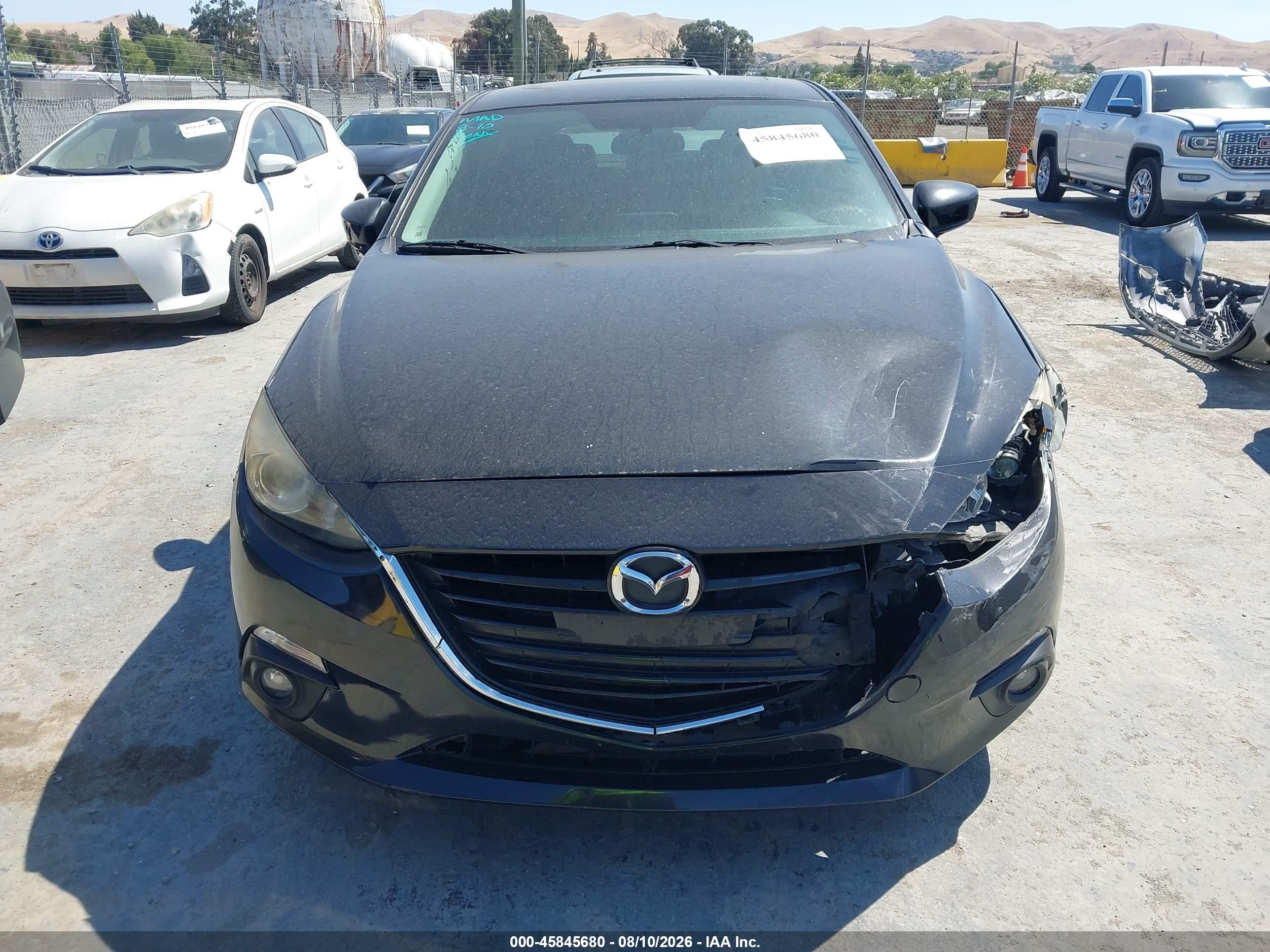 2014 Mazda Mazda3 I Grand Touring Black vin: JM1BM1M76E1201994