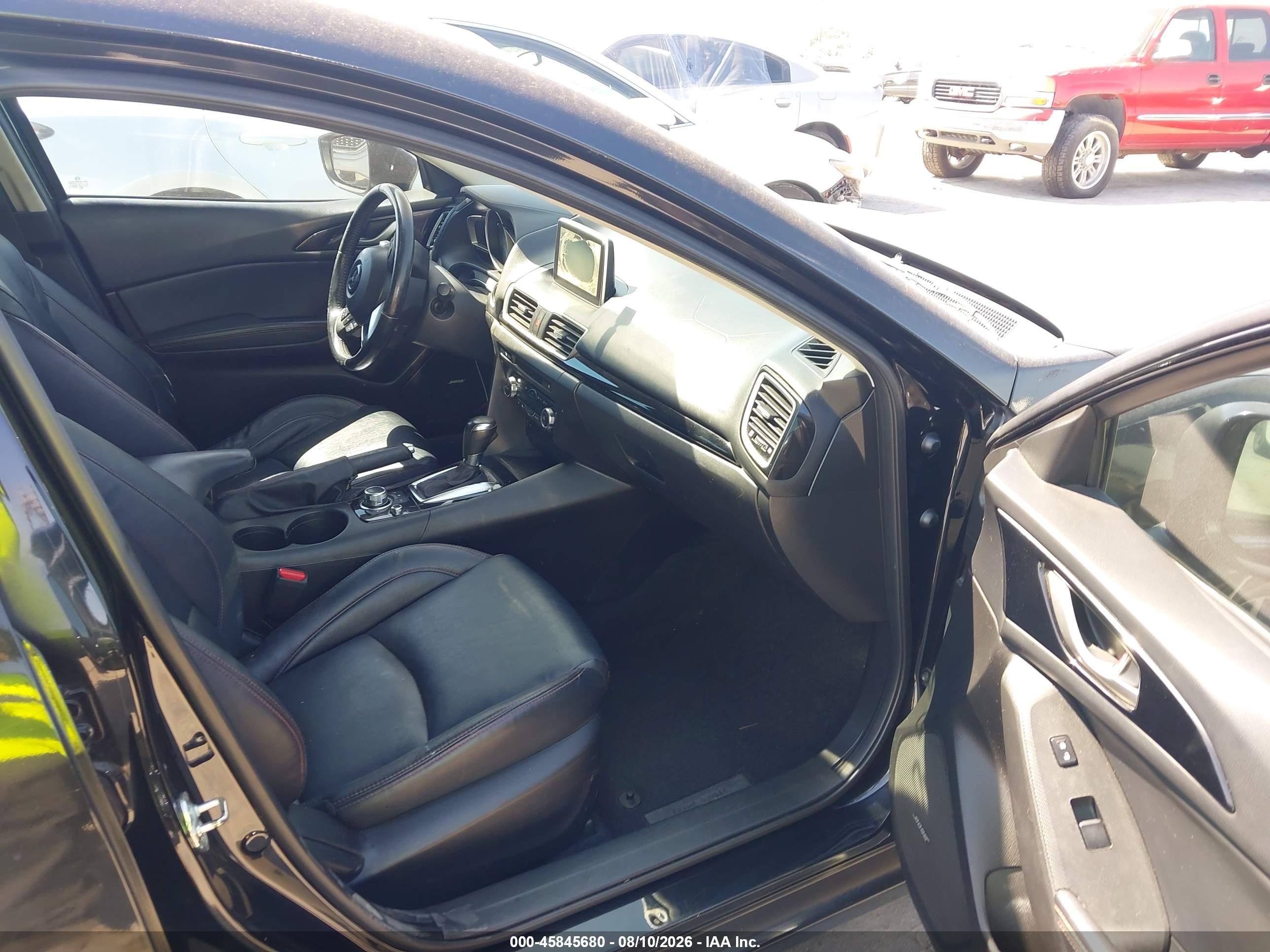 2014 Mazda Mazda3 I Grand Touring Black vin: JM1BM1M76E1201994