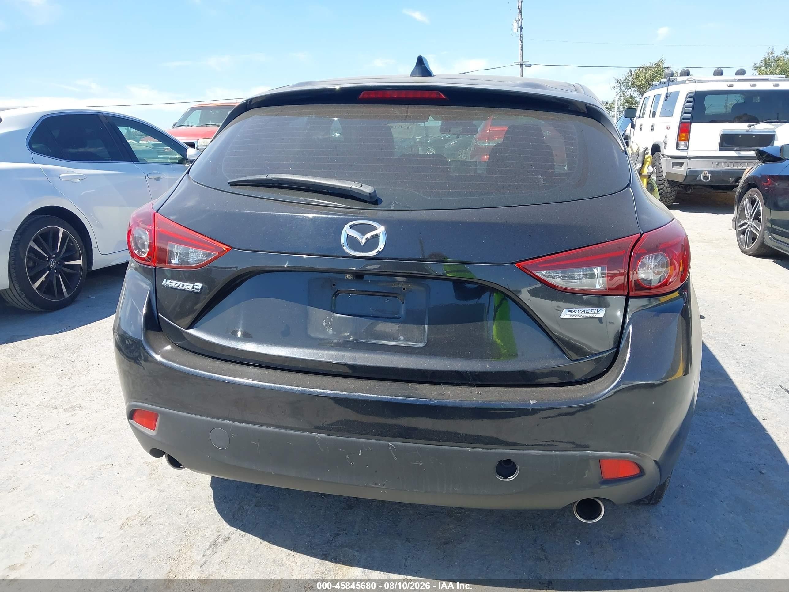 2014 Mazda Mazda3 I Grand Touring Black vin: JM1BM1M76E1201994