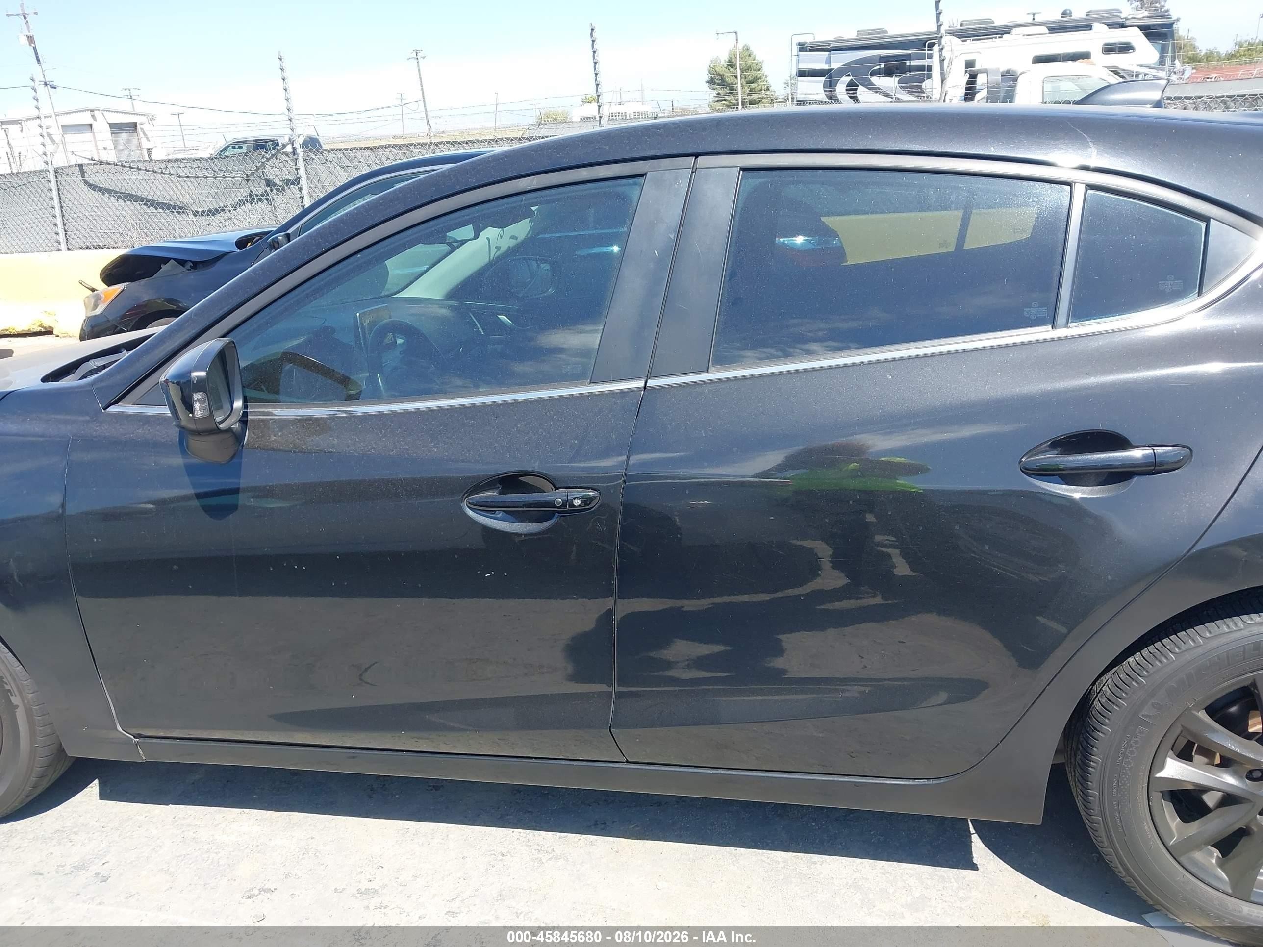 2014 Mazda Mazda3 I Grand Touring Black vin: JM1BM1M76E1201994