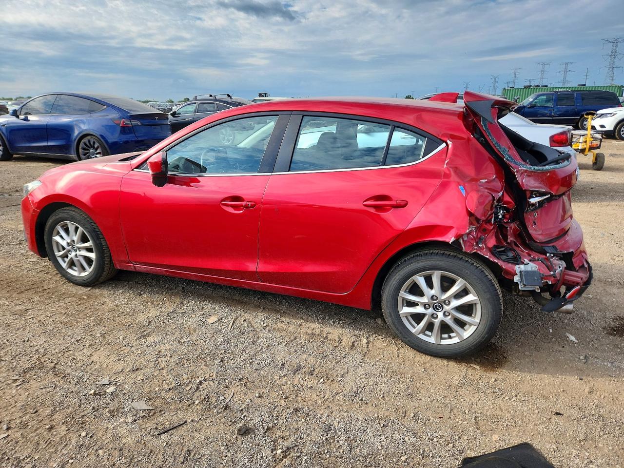 2014 Mazda 3 Grand Touring Red vin: JM1BM1M76E1214860