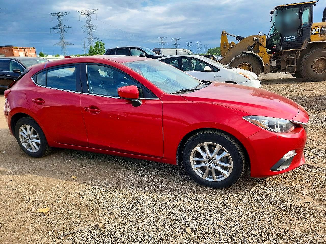 2014 Mazda 3 Grand Touring Red vin: JM1BM1M76E1214860