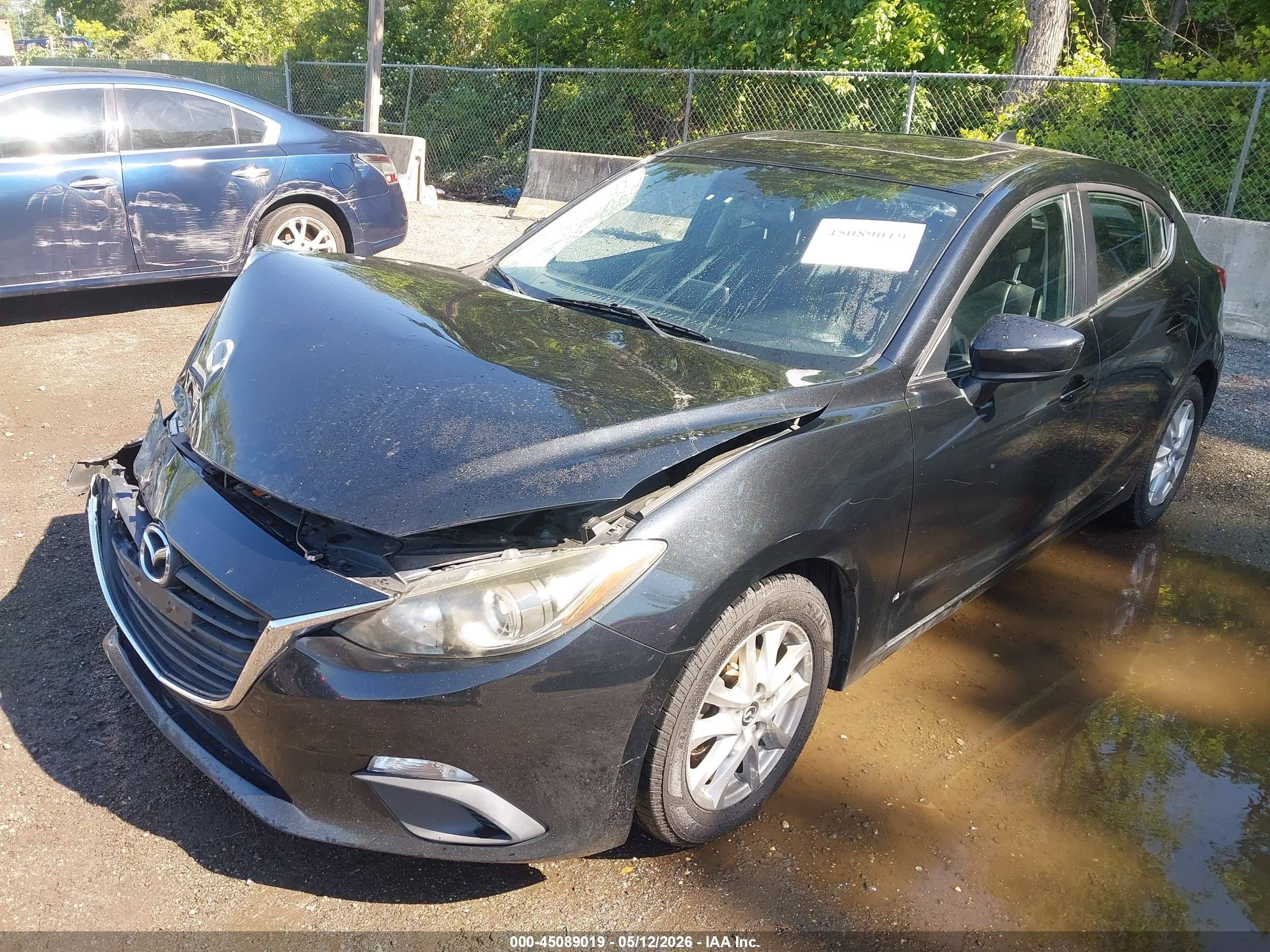 2014 Mazda Mazda3 I Grand Touring Black vin: JM1BM1M78E1207201