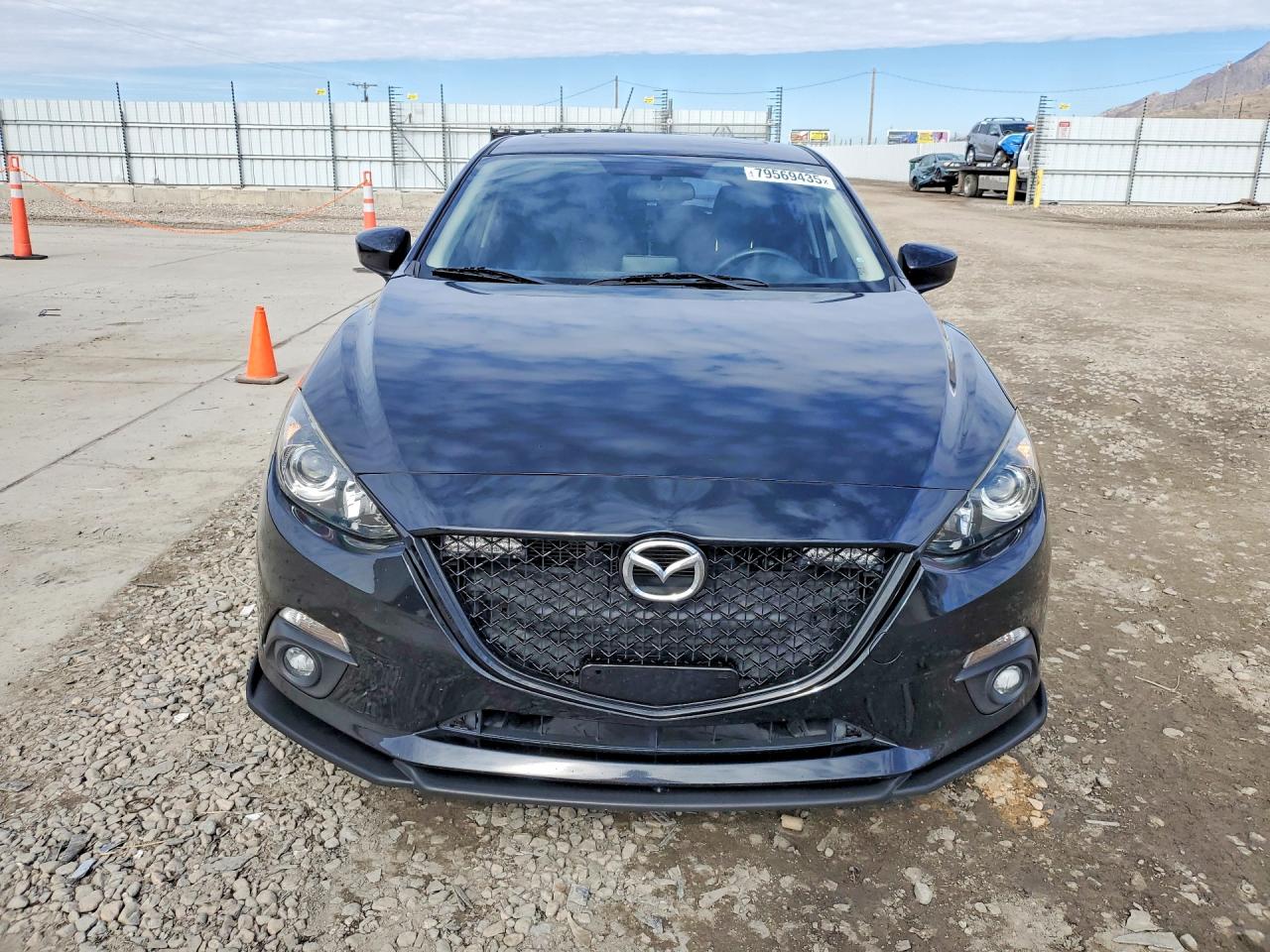 2015 Mazda 3 Grand Touring Black vin: JM1BM1M78F1234058