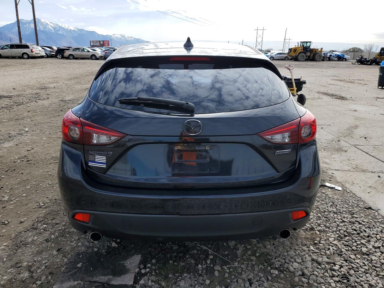 2015 Mazda 3 Grand Touring Black vin: JM1BM1M78F1234058