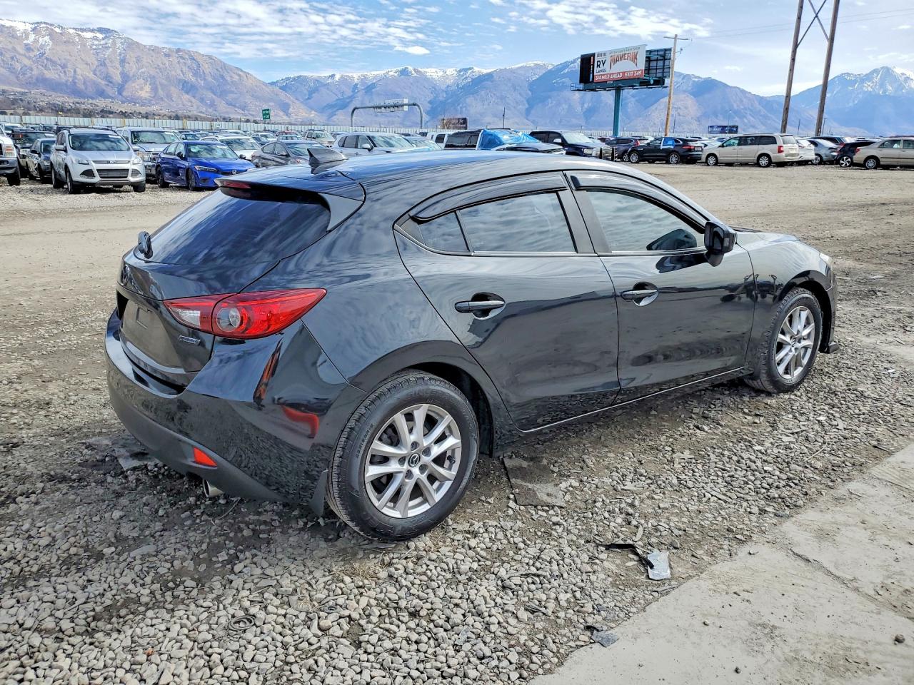 2015 Mazda 3 Grand Touring Black vin: JM1BM1M78F1234058