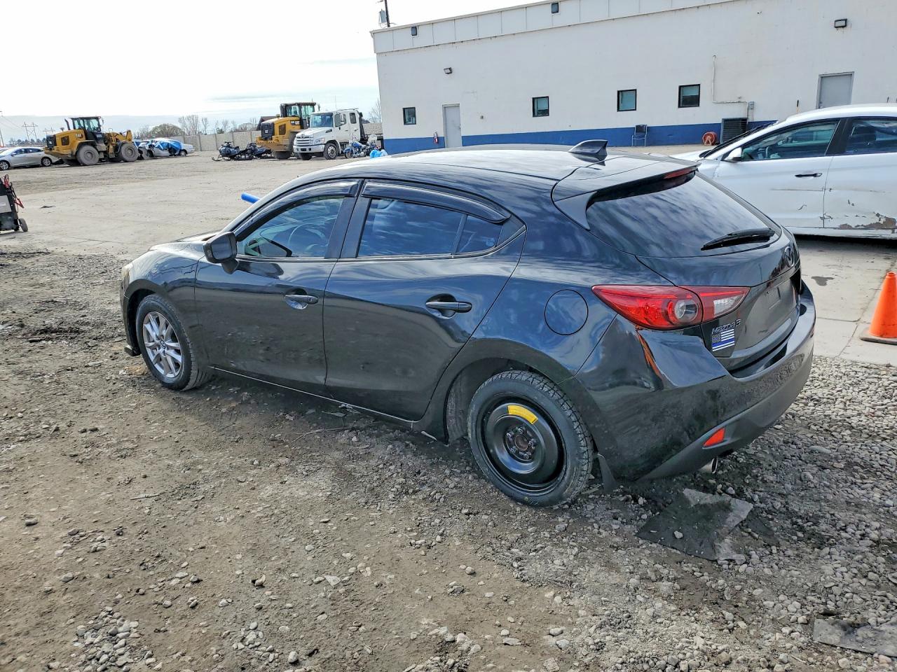 2015 Mazda 3 Grand Touring Black vin: JM1BM1M78F1234058