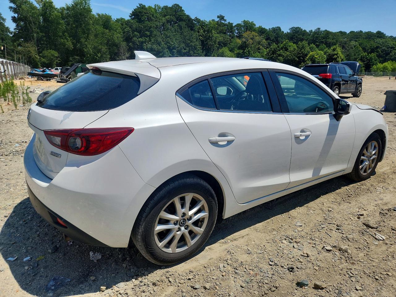 2014 Mazda 3 Grand Touring White vin: JM1BM1M79E1149986