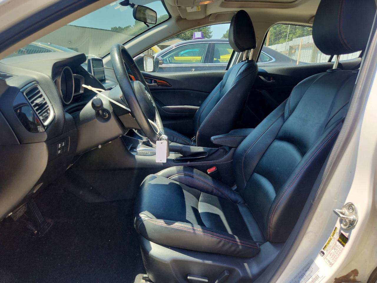 2014 Mazda 3 Grand Touring White vin: JM1BM1M79E1149986
