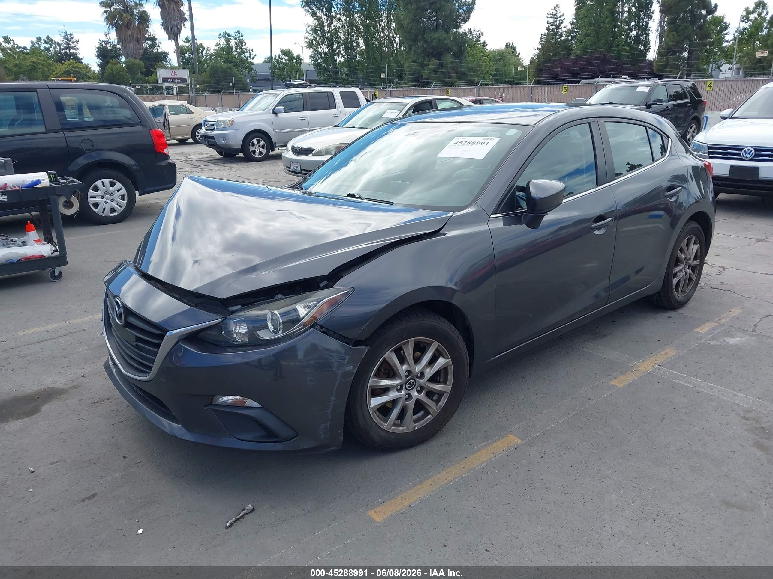 2014 Mazda Mazda3 I Grand Touring Gray vin: JM1BM1M79E1159952
