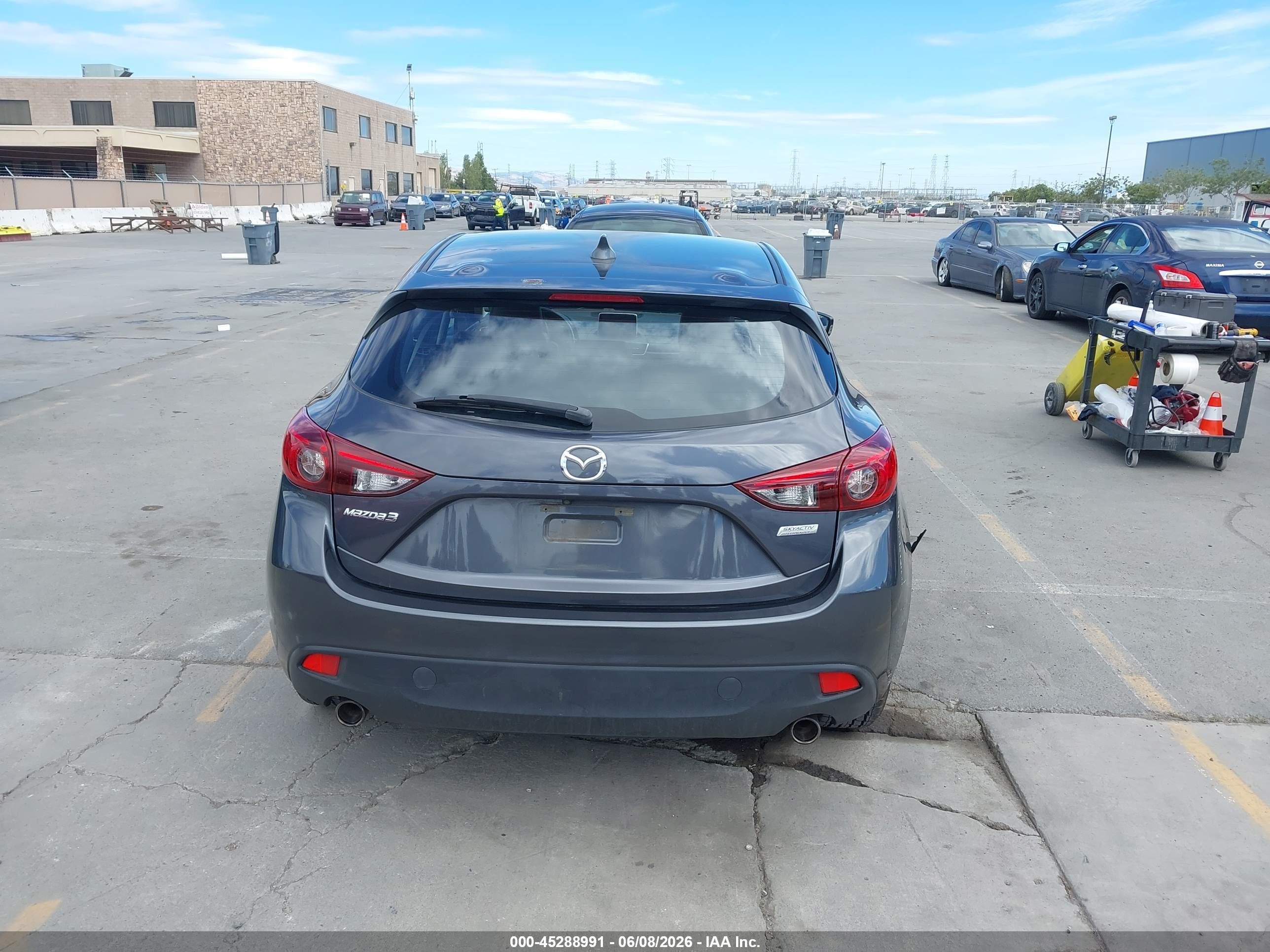 2014 Mazda Mazda3 I Grand Touring Gray vin: JM1BM1M79E1159952