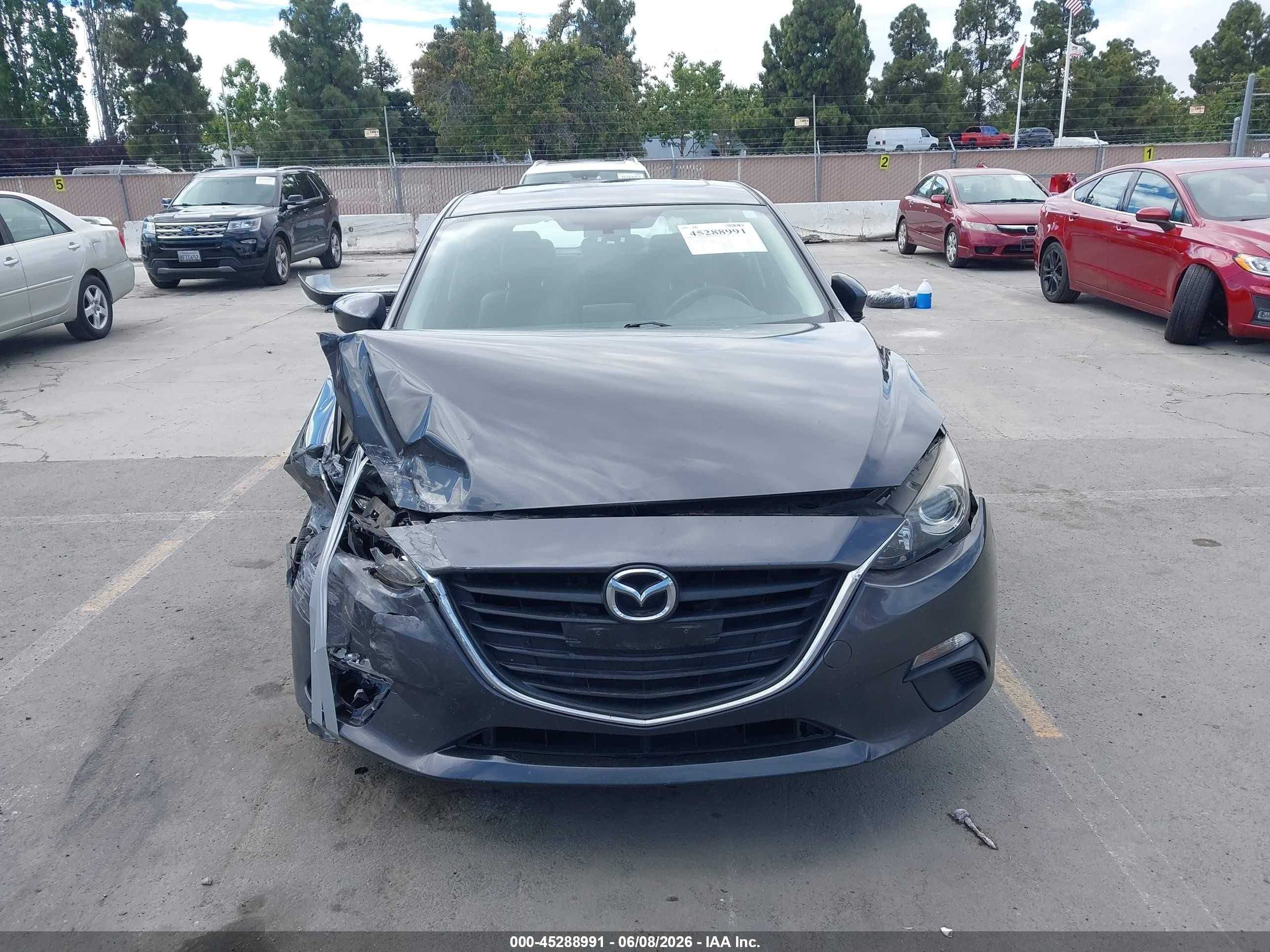 2014 Mazda Mazda3 I Grand Touring Gray vin: JM1BM1M79E1159952