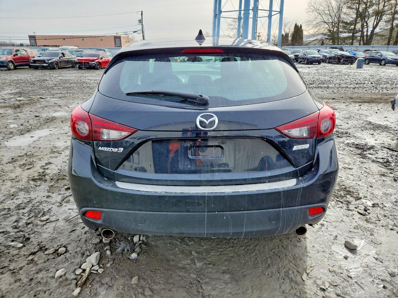2014 Mazda 3 Grand Touring Black vin: JM1BM1M79E1213895