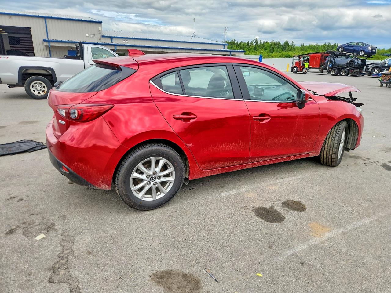 2014 Mazda 3 Red vin: JM1BM1M7XE1133442
