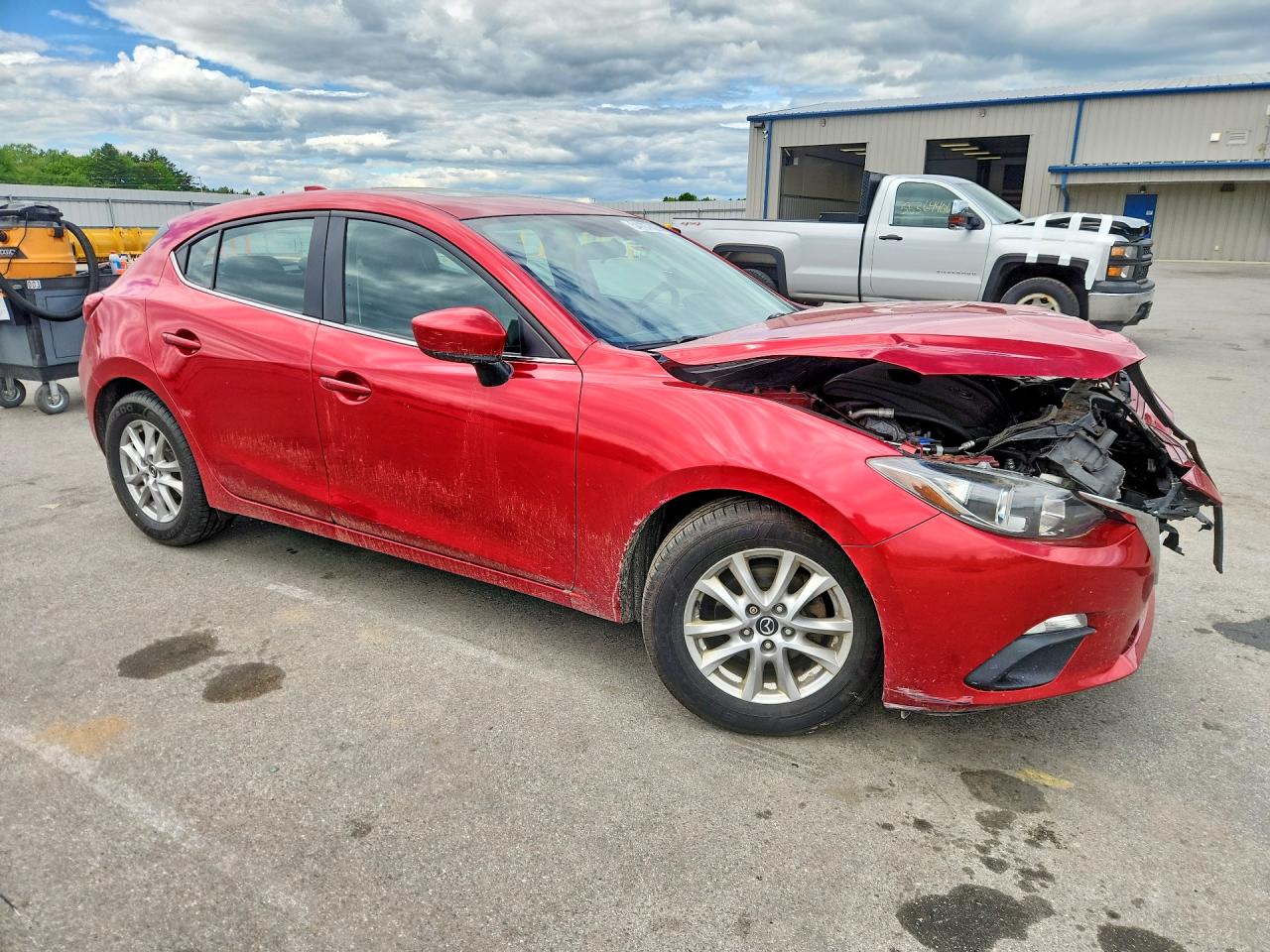2014 Mazda 3 Red vin: JM1BM1M7XE1133442