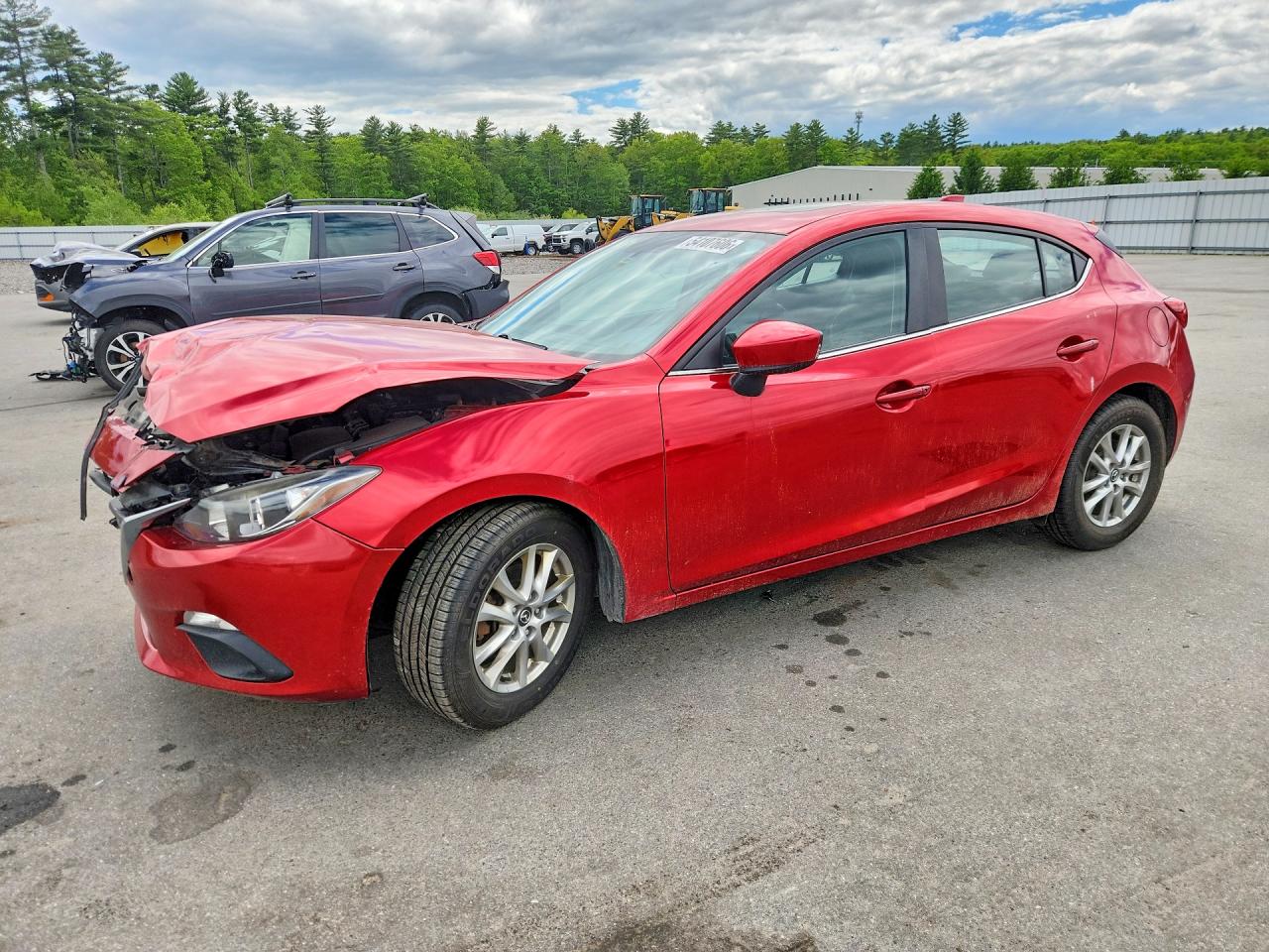 2014 Mazda 3 Red vin: JM1BM1M7XE1133442