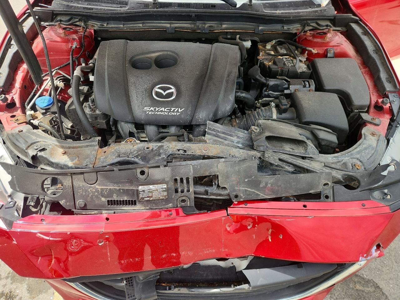 2014 Mazda 3 Red vin: JM1BM1M7XE1133442