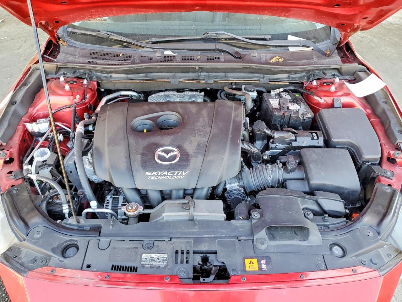 2014 Mazda 3 Grand Touring Burgundy vin: JM1BM1M7XE1204719