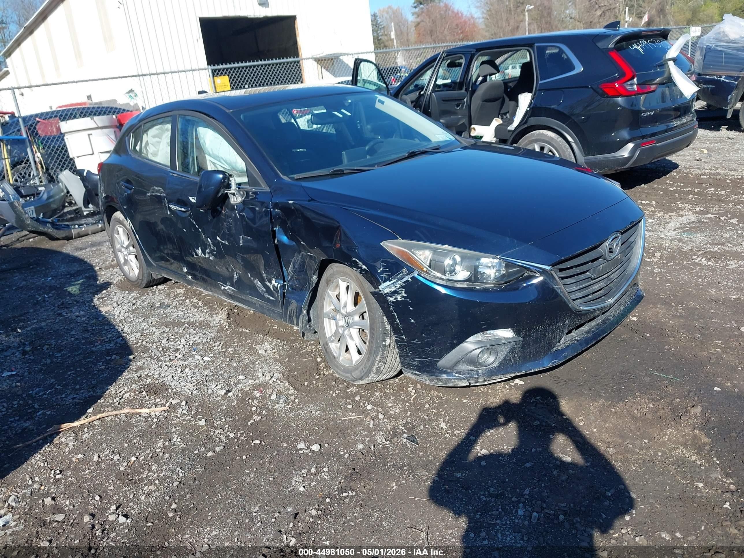 2015 Mazda Mazda3 I Grand Touring Blue vin: JM1BM1M7XF1233770
