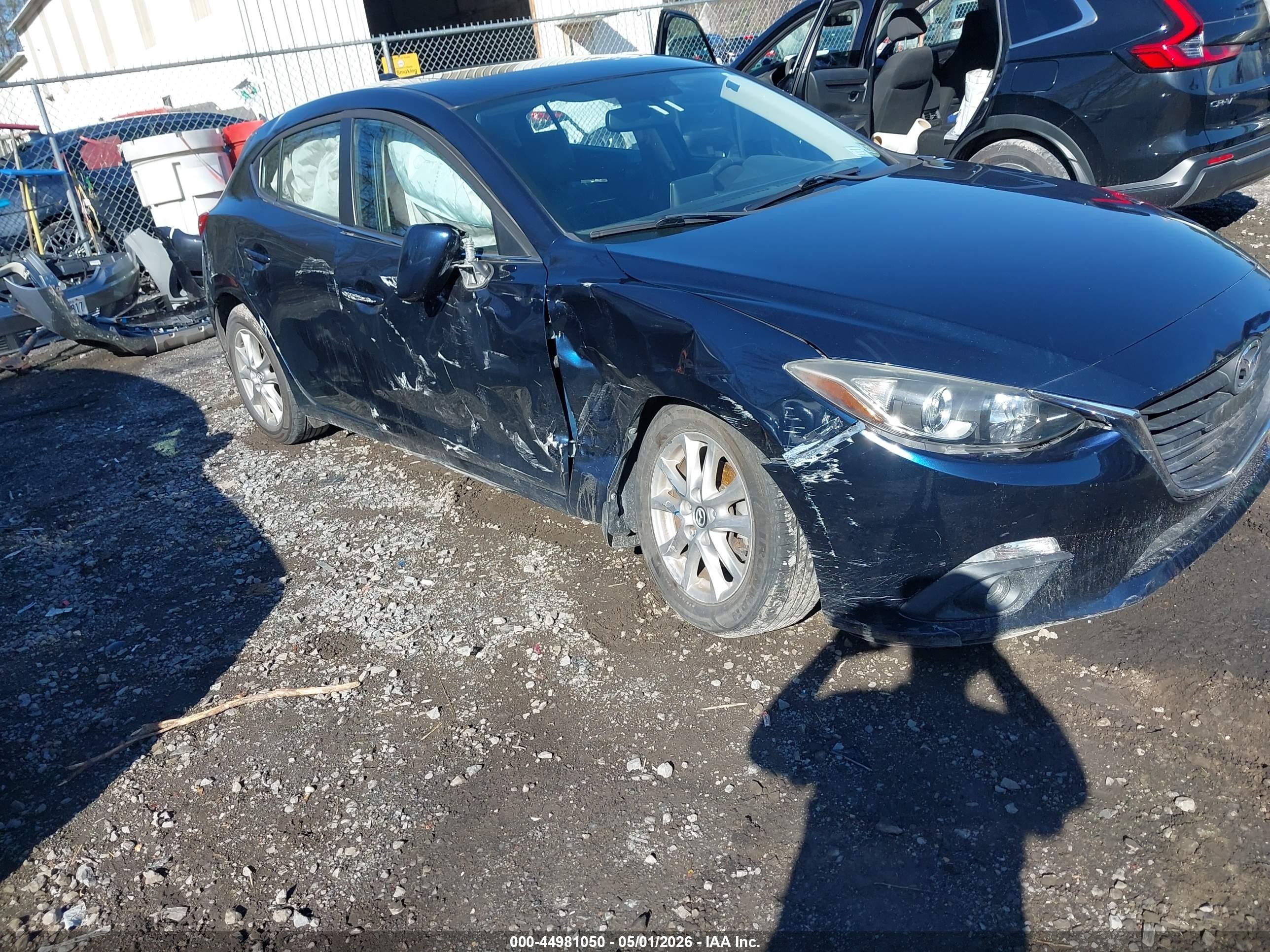2015 Mazda Mazda3 I Grand Touring Blue vin: JM1BM1M7XF1233770