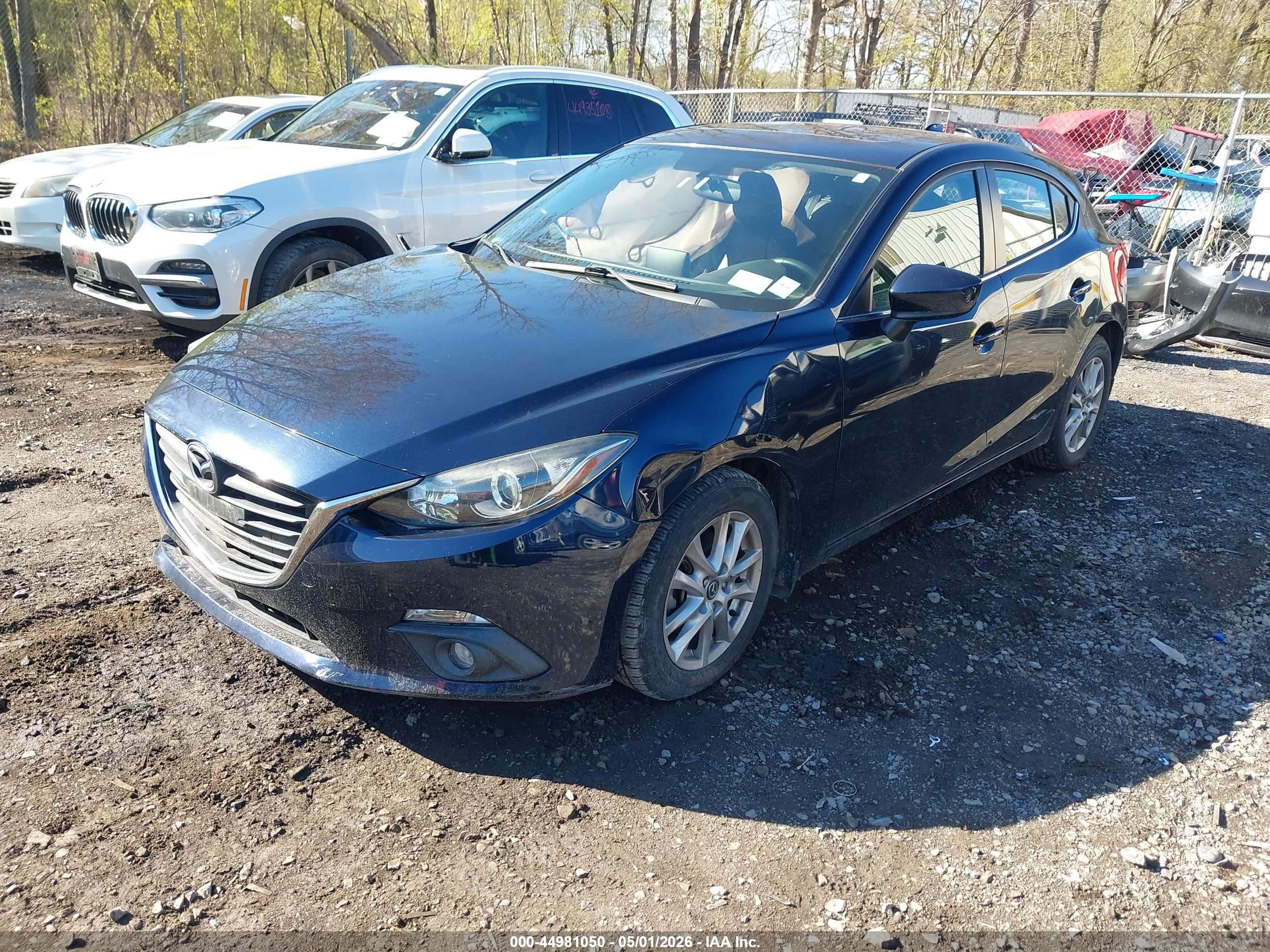 2015 Mazda Mazda3 I Grand Touring Blue vin: JM1BM1M7XF1233770