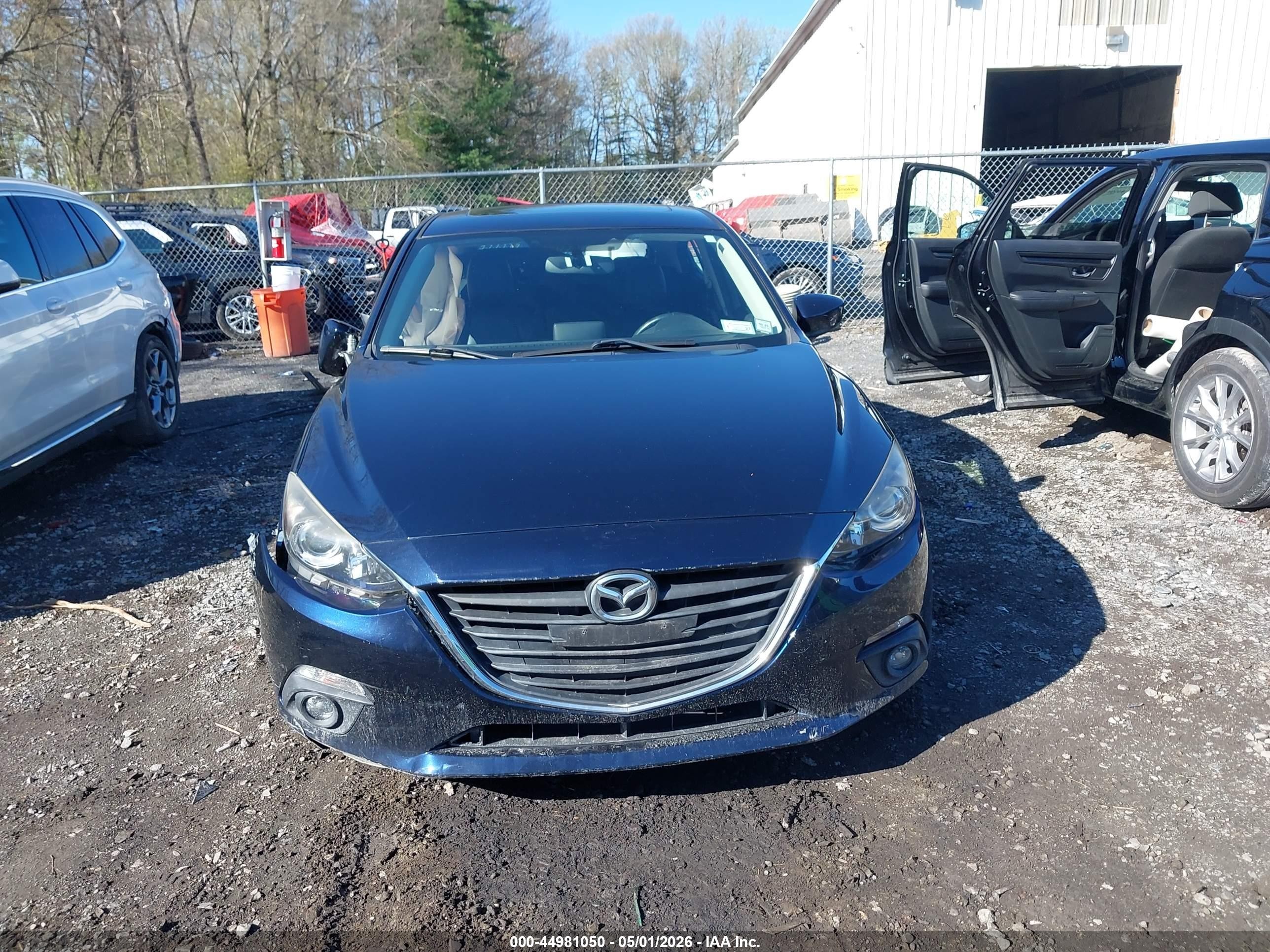 2015 Mazda Mazda3 I Grand Touring Blue vin: JM1BM1M7XF1233770