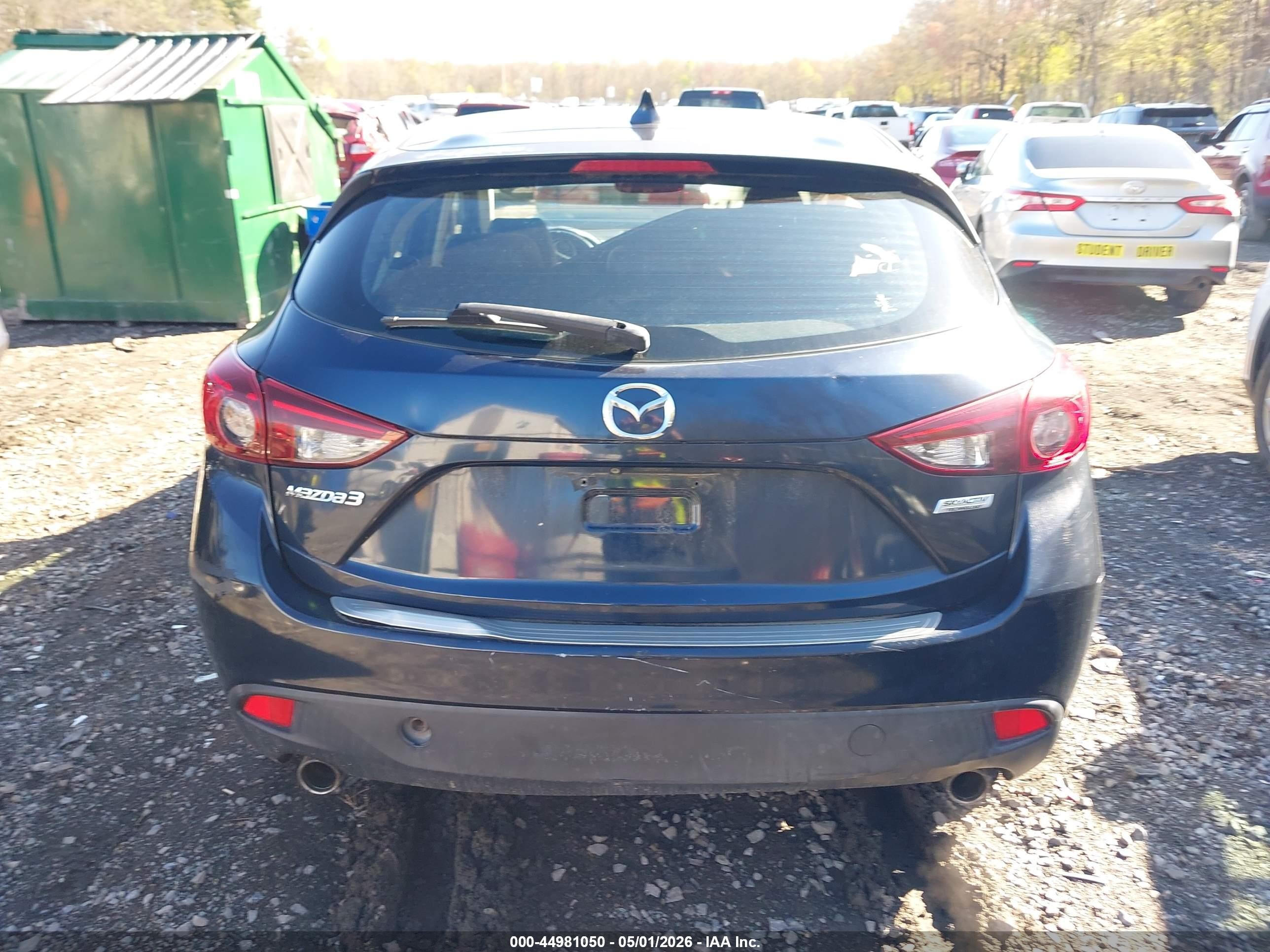 2015 Mazda Mazda3 I Grand Touring Blue vin: JM1BM1M7XF1233770