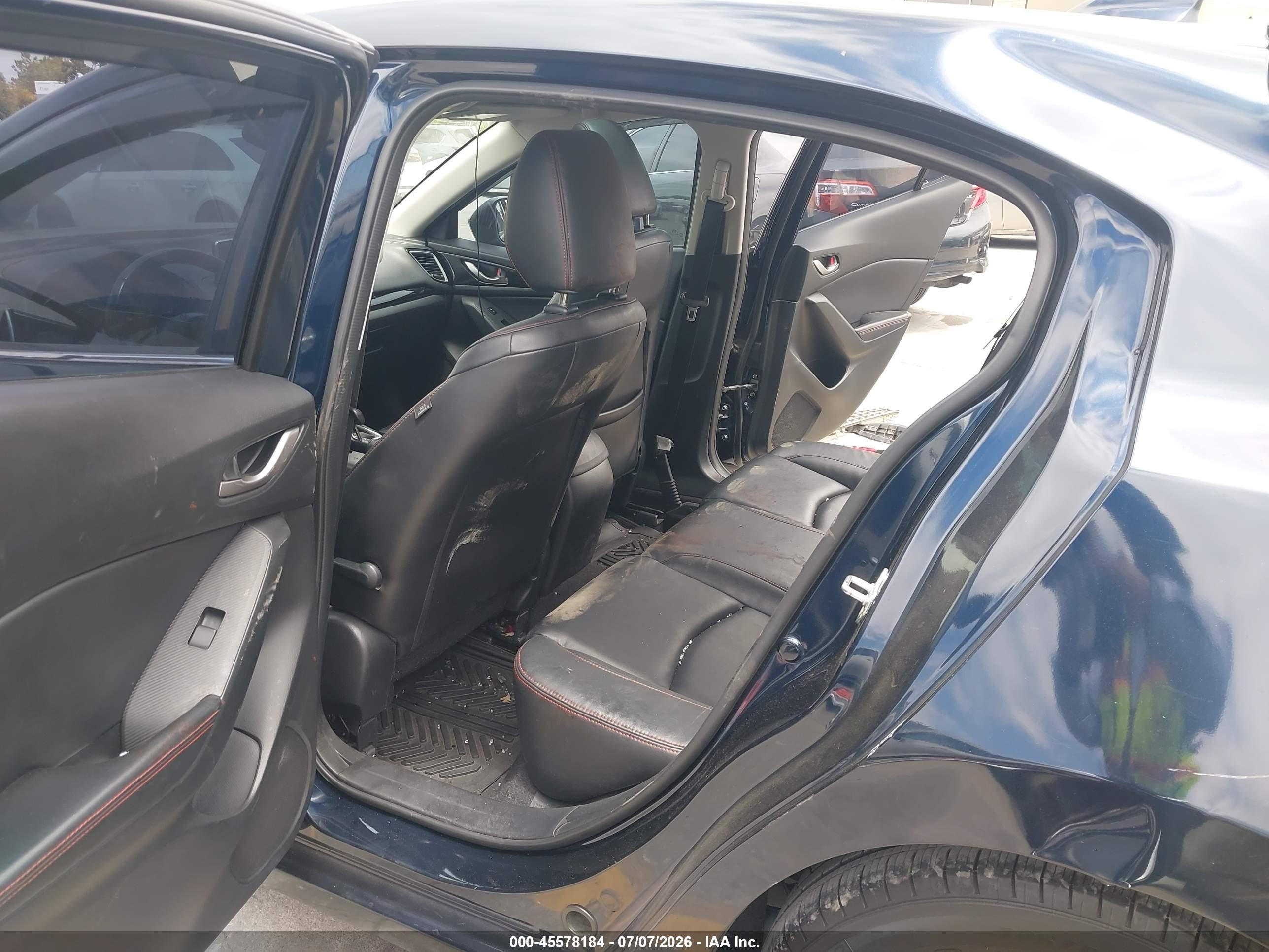 2015 Mazda Mazda3 I Grand Touring Blue vin: JM1BM1M7XF1233896