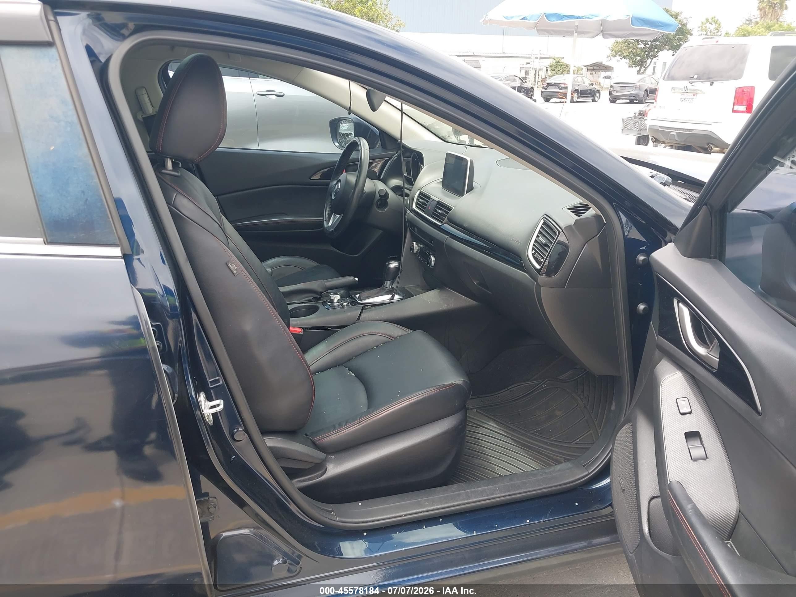 2015 Mazda Mazda3 I Grand Touring Blue vin: JM1BM1M7XF1233896