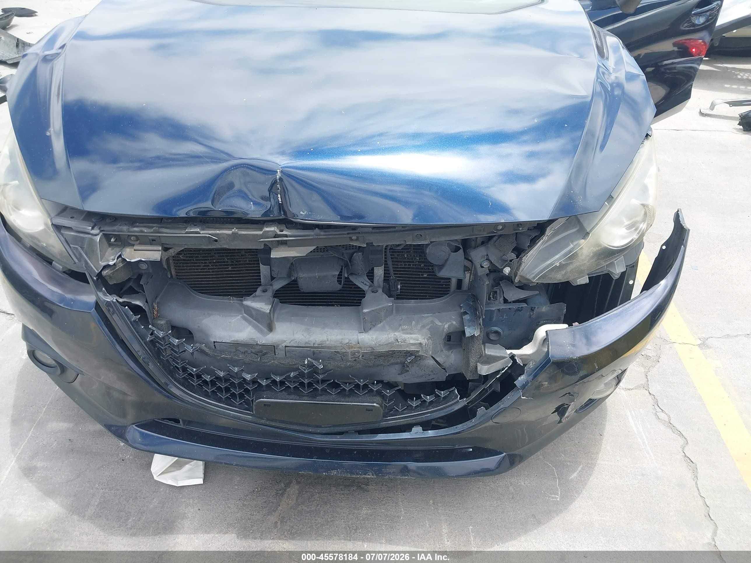 2015 Mazda Mazda3 I Grand Touring Blue vin: JM1BM1M7XF1233896