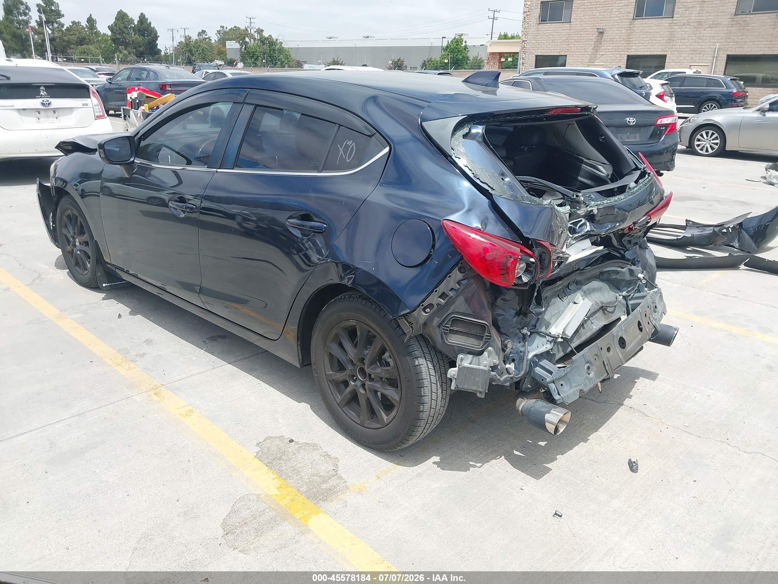 2015 Mazda Mazda3 I Grand Touring Blue vin: JM1BM1M7XF1233896