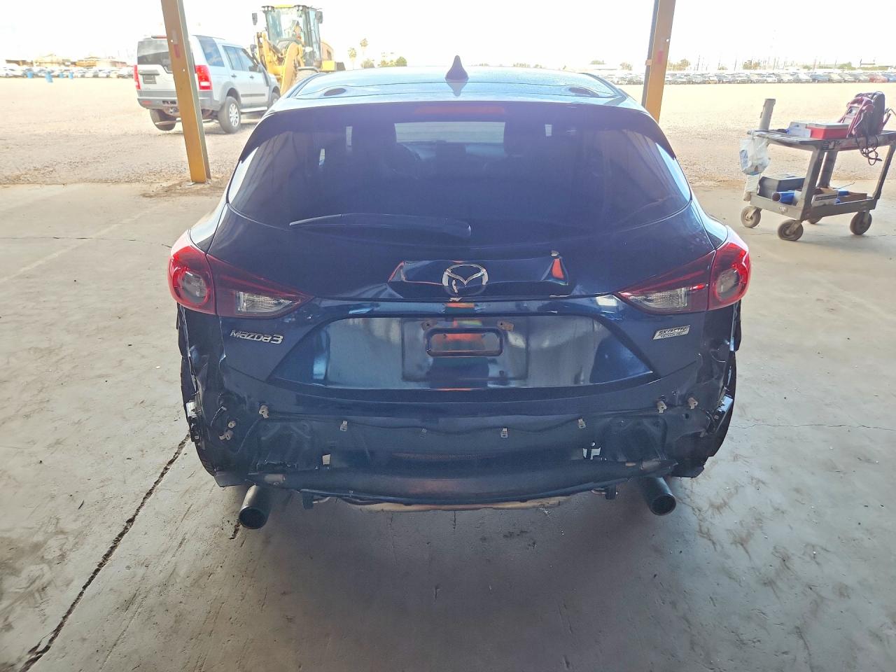 2015 Mazda 3 Grand Touring Blue vin: JM1BM1M7XF1240508