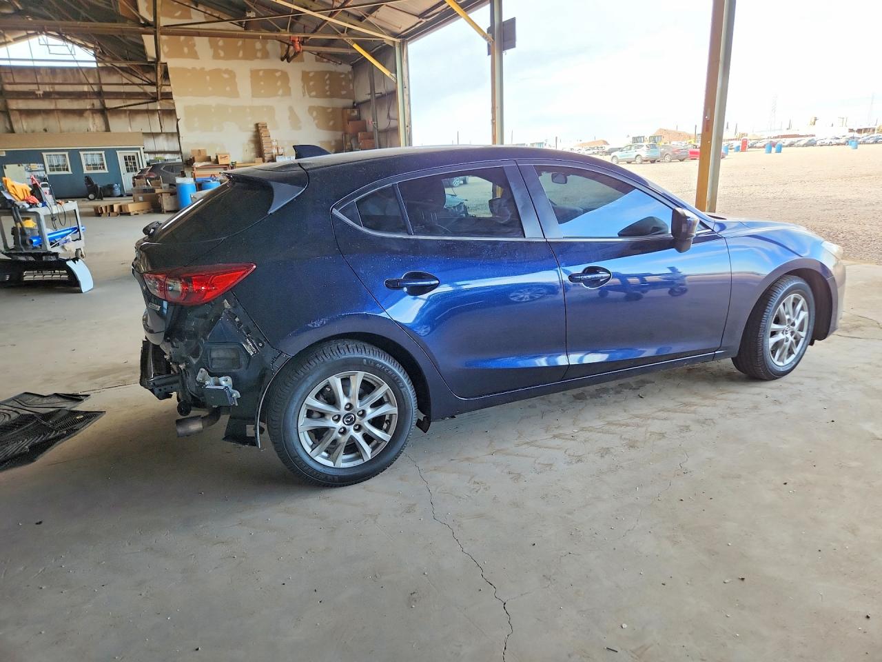 2015 Mazda 3 Grand Touring Blue vin: JM1BM1M7XF1240508