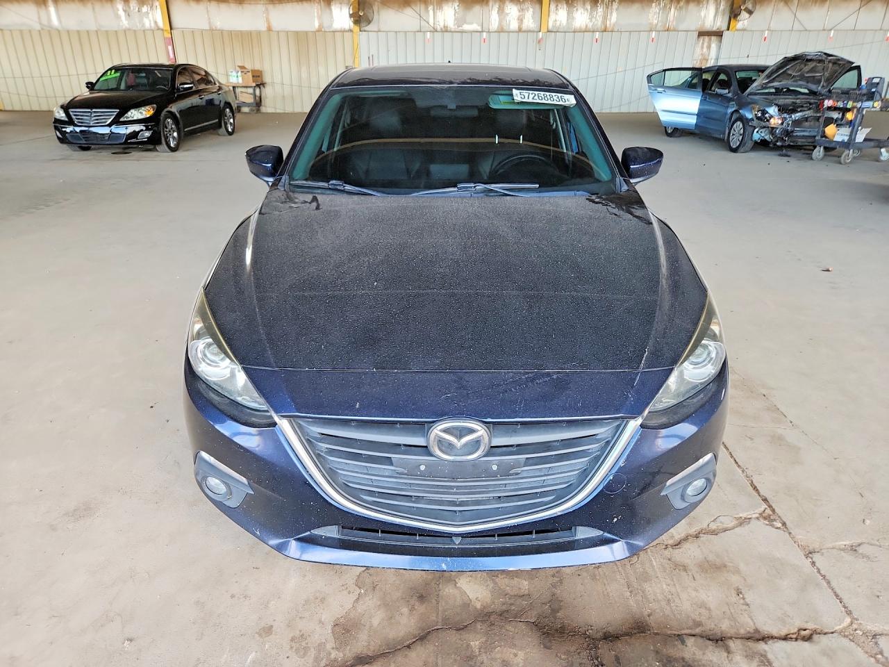 2015 Mazda 3 Grand Touring Blue vin: JM1BM1M7XF1240508